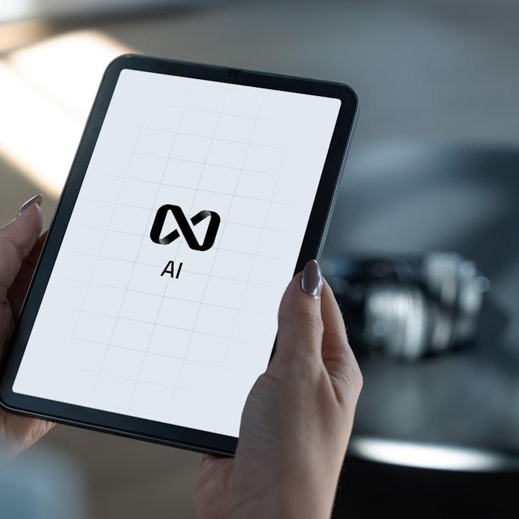 Mobile app development process showing collaborative team environment